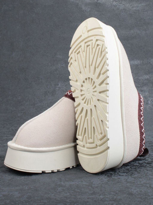 04-X85 BEIGE Угги зимние женские (натуральная замша, натуральная шерсть)