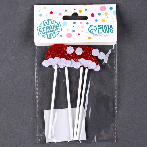 Набор для украшения торта Новый год, в наборе 4 шт. - Страна карнавалия фото 4