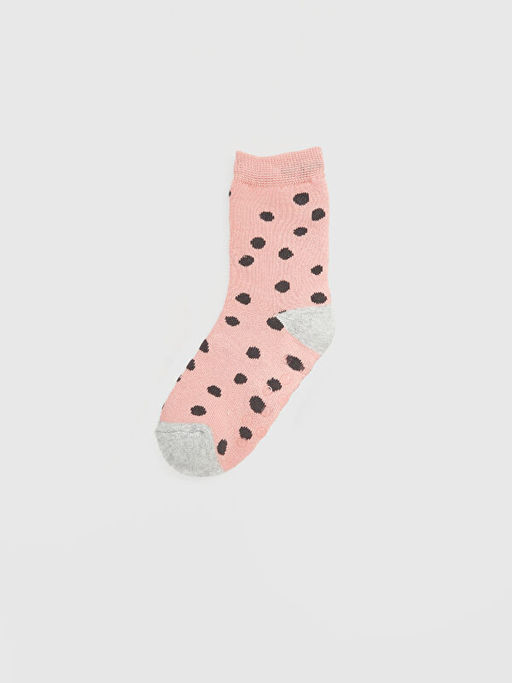 Puantiyeli K?z ?ocuk Soket ?orap