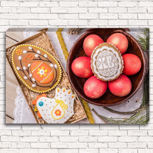 Скатерть Пасхальная коллекция 23 Габардин 145*200 см - Ros-decor фото 3