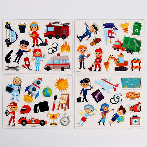 Конструктор магнитный Изучаем профессии, 57 деталей - Лесная мастерская фото 5