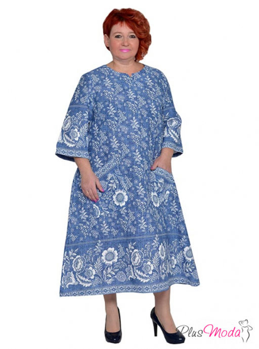Платье Модель №1881 размеры 44-84 - Plusmoda фото 8
