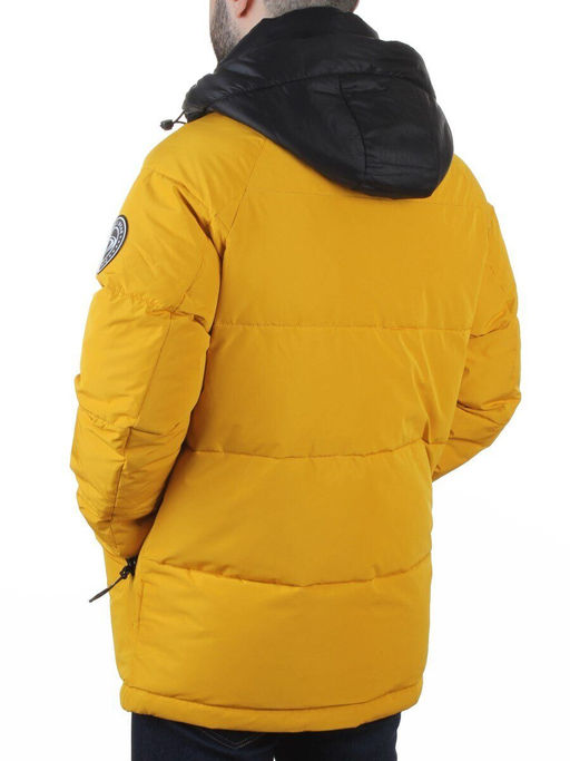 D6855 YELLOW Куртка мужская зимняя (200 гр. холлофайбер)