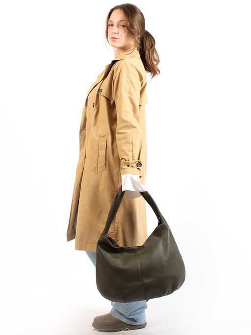 LACCOMA сумка Элизабет-Y2005-оливковый эко кожа хлопок