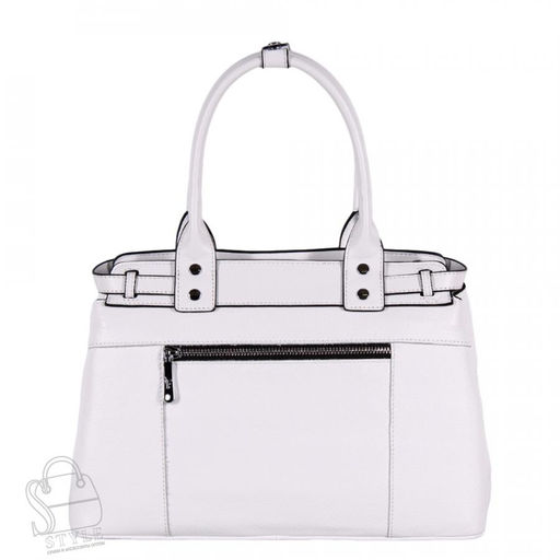 Сумка женская кожаная 98068 white Velina Fabbaino-Safenta/30 в Новосибирске - Vitelli grassi фото 4