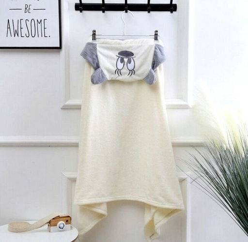 Детское полотенце с капюшоном Микки Маус 70*140 см.на кнопках - Лен поволжья фото 2