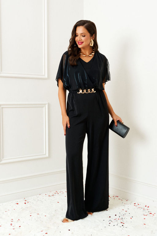 Платье Beautiful Free 6391 черный-прозрачный