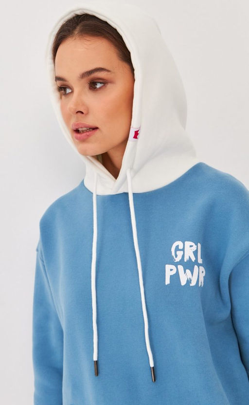 Худи P322-056-1 pale blue - Primm фото 5