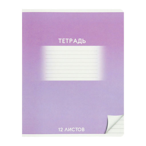 Набор тетрадей 12 листов в линейку Calligrata «Школьная», обложка мелованный картон, микс, 10 шт.