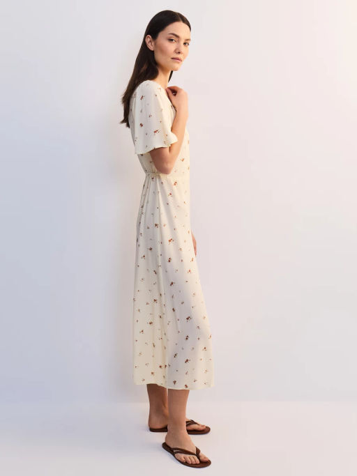 Платье миди с треугольным вырезом ZR2605012914-214 / Zarina