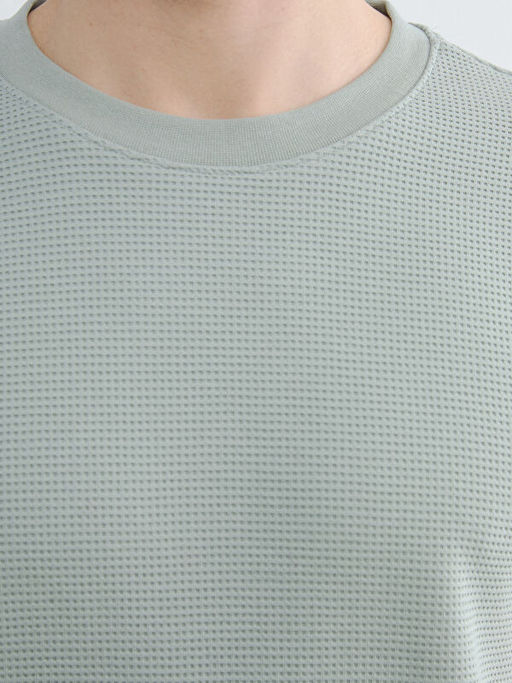 Bisiklet Yaka Erkek Sweatshirt