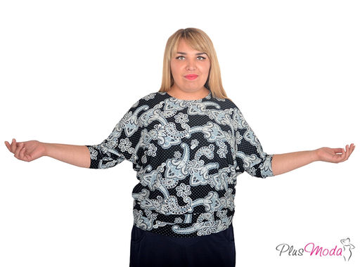 Туника Модель №476 размеры 50-80 - Plusmoda фото 2