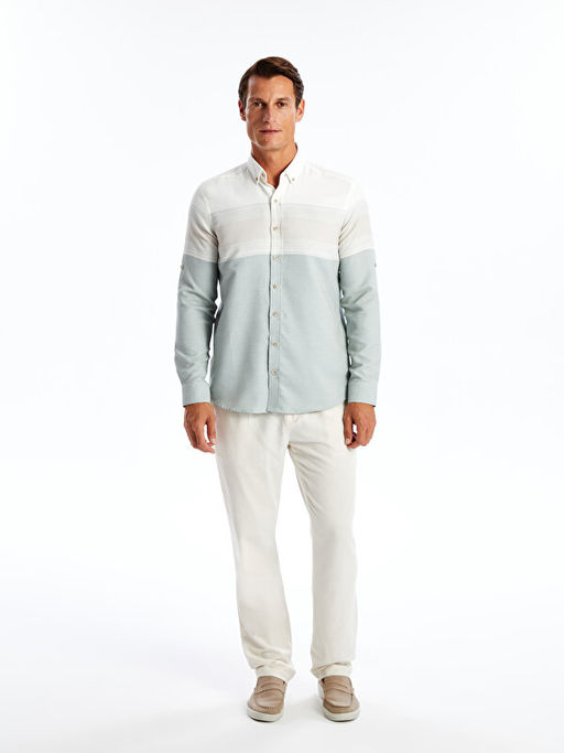 Regular Fit Uzun Kollu Arm?rl? Erkek G?mlek