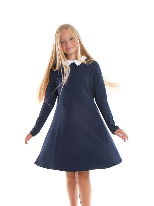 Школьное платье для девочки 22-7400 черный - Mini maxi фото 17