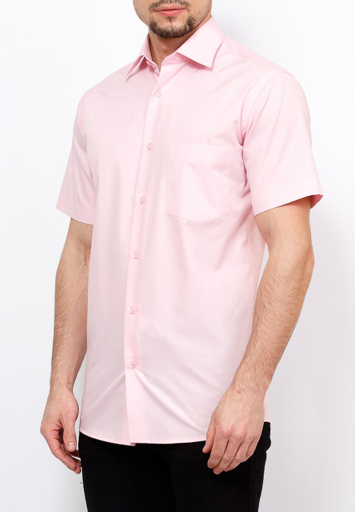 Сорочка мужская короткий рукав GREG 620/309/LT ROSE/Z  фото 7
