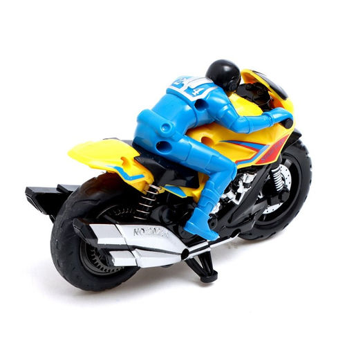 Мотоцикл инерционный Байкер, МИКС - Simaland фото 4