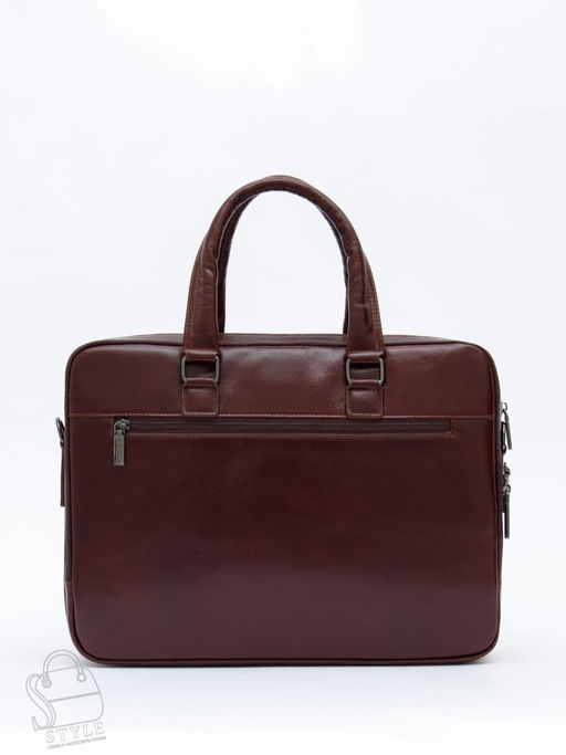 Портфель мужской кожаный 68001 brown Fuzhiniao