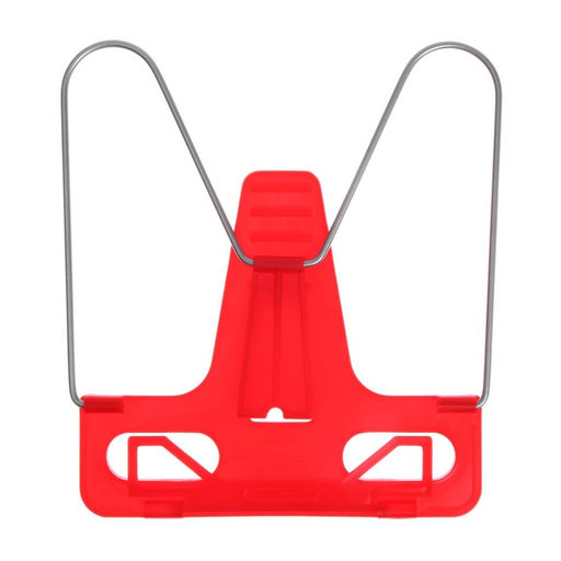 Подставка для книг «Отличный выбор», с пластиковым упором, эконом, красная