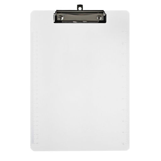 Планшет с прижимом формат А4 пластик, тонированный, с линейкой, МИКС - Calligrata фото 4