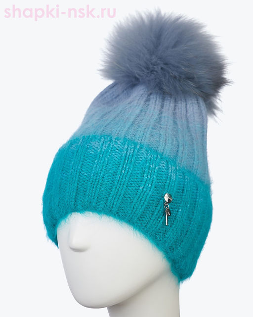 Омбре Колпак женский флис (56-58)