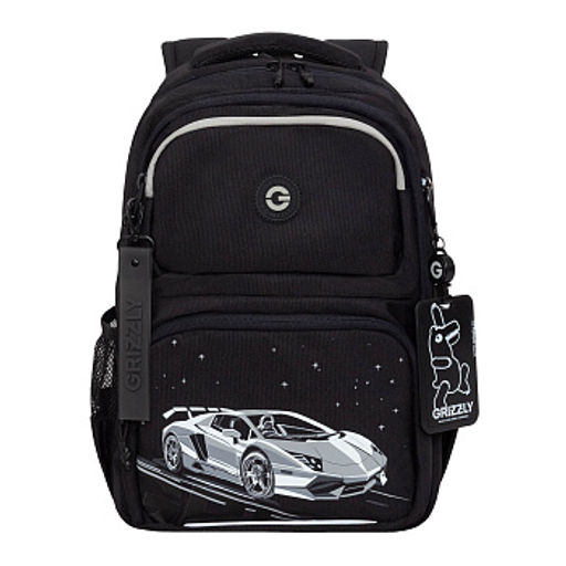 RB-653-2 Рюкзак школьный с обвесом и картхолдером на держателе - Grizzly фото 22