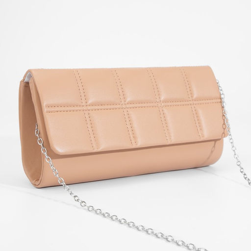 Сумка-клатч на клапане, цвет бежевый - Simaland фото 3