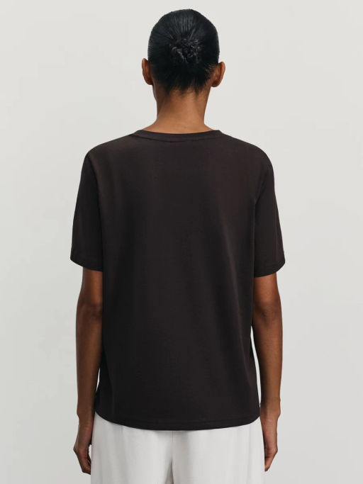 Базовая футболка из хлопка / Zarina  фото 5