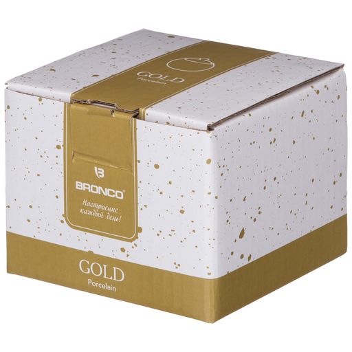 САХАРНИЦА BRONCO GOLD 8*9 СМ 150 МЛ  фото 2
