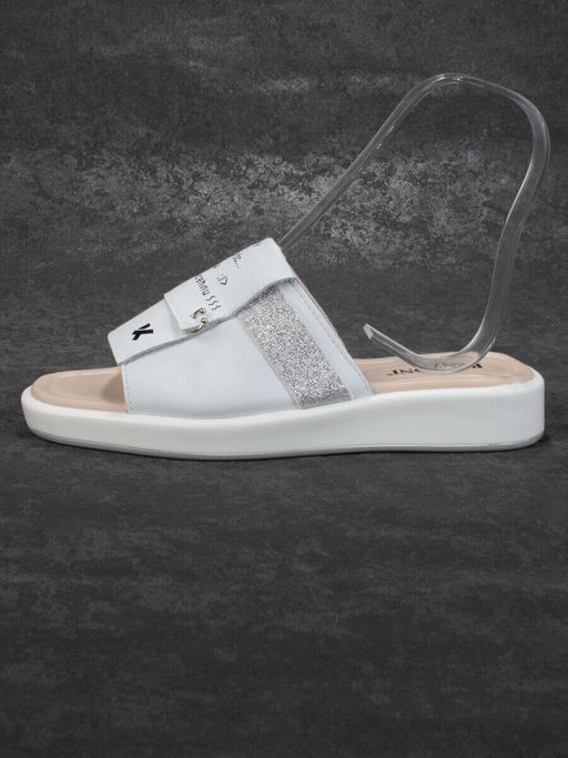 08-PED122-1 WHITE Босоножки женские (натуральная кожа)