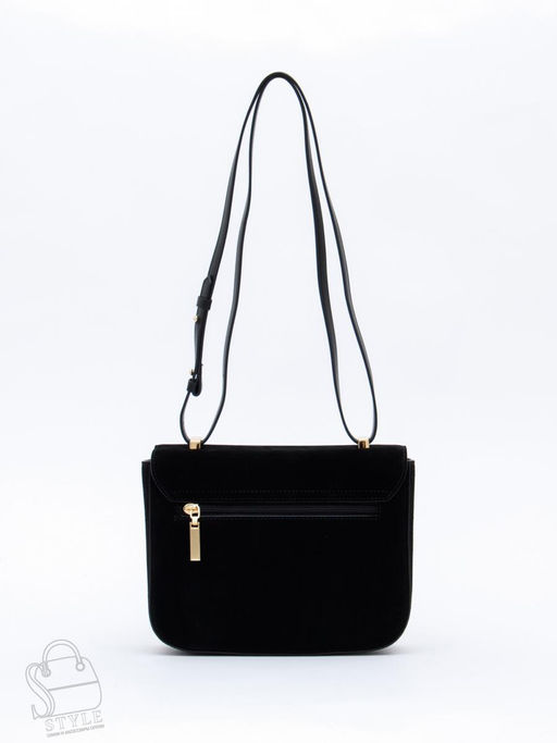 Сумка женская кожаная 1045MF black Polina&Eiterou  в Новосибирске