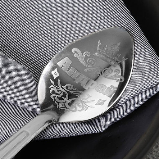 Цена за 3 шт. Ложка чайная именная Андрей, h=14 см