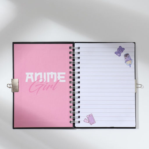 Записная книжка на замочке Anime А6, 50 листов - Artfox фото 3