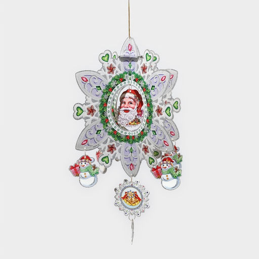 Новогоднее украшение настенное Снежинка, подвеска, 50х40 см - Simaland фото 4