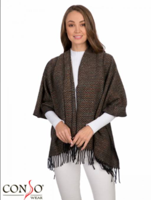 KSP 190341 - nero/brown Палантин