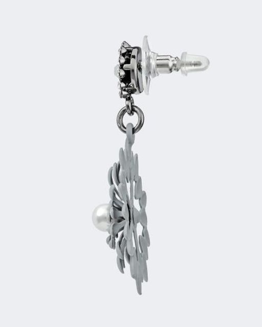 Selena. Medea Комплект серый: колье + серьги