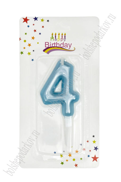 Свечи праздничные "4" (SF-7831) №41