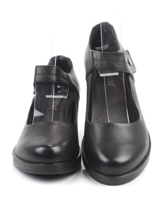 06-DHL104-D1 BLACK Туфли женские (натуральная кожа)