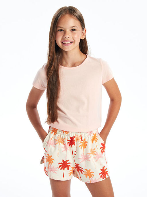 Beli Lastikli K?z ?ocuk ?ort - Waikiki фото 2