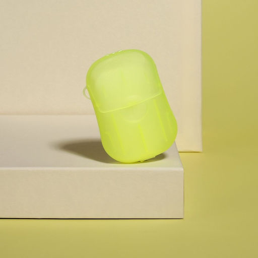 Цена за 5 шт. Мыло листовое, в пластинах, 18 ( 2) шт, в футляре, цвет жёлтый - Onlitop фото 4