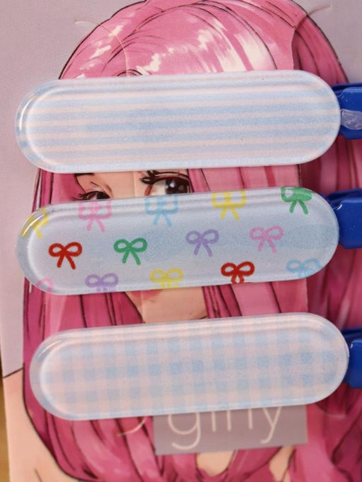 Заколка для волос GIRLY "Blue nude", blue