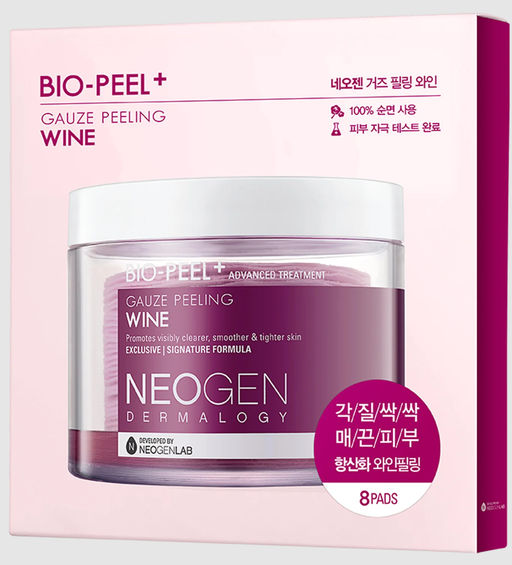 NEOGEN DERMALOGY Пэды укрепляющие с вином BIO-PEEL GAUZE PEELING WINE (76 мл/8шт)