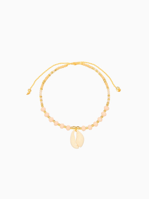 Браслет «Лила», длина 16 см, белый, золотистый