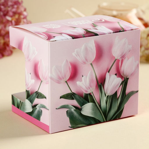 Подарочный набор «С 8 Марта»: чай апельсин с шоколадом, 50 г, кружка 300 мл