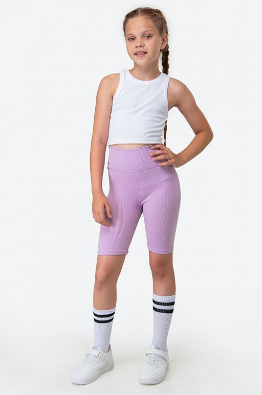 Велосипедки в рубчик для девочки Happyfox