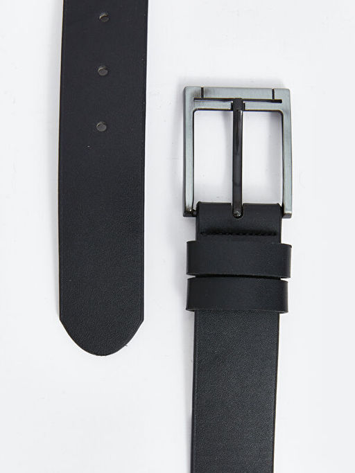 Deri G?r?n?ml? Erkek Kemer