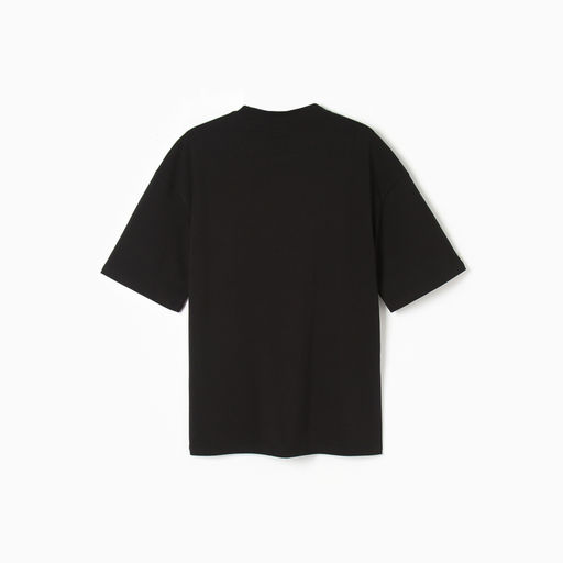 Футболка мужская из органического хлопка MINAKU OVERSIZE FIT: чёрная, р-р 46