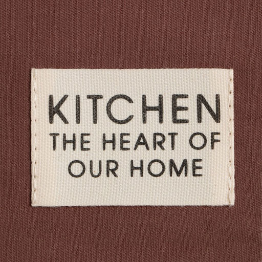 Дорожка на стол «Этель» Kitchen 40×150 см, 100% хлопок, саржа 220 г/м², коричневая
