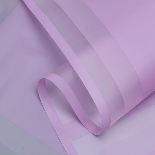 Пленка для цветов и букетов, 58 см×10 м, сиреневый