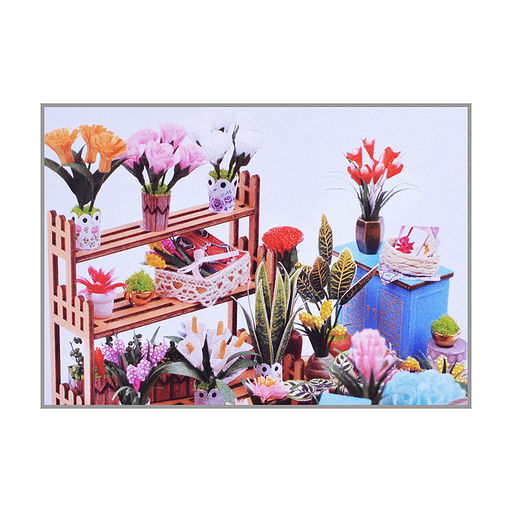 Конструктор "Цветочный дом 3D" в коробке