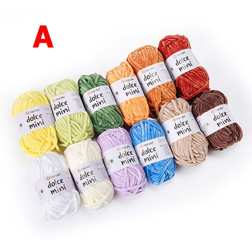 Цена за 1 микс пряжи DOLCE MINI - Yarnart фото 2